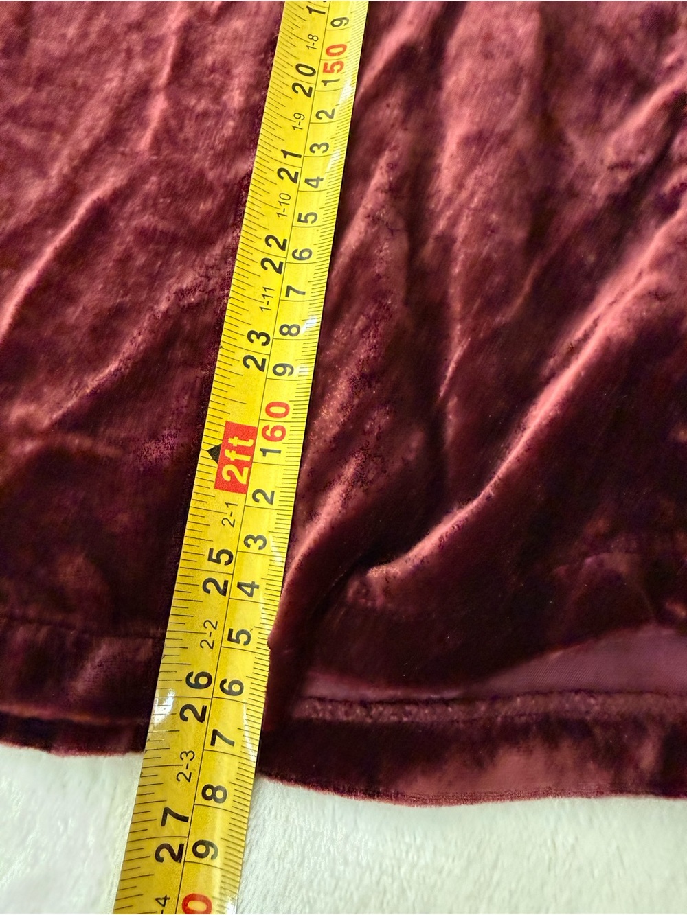 Johnny Was Burgundy Velvet Embroidered Top Tassels Sz L D83 - Picture 5 of 8